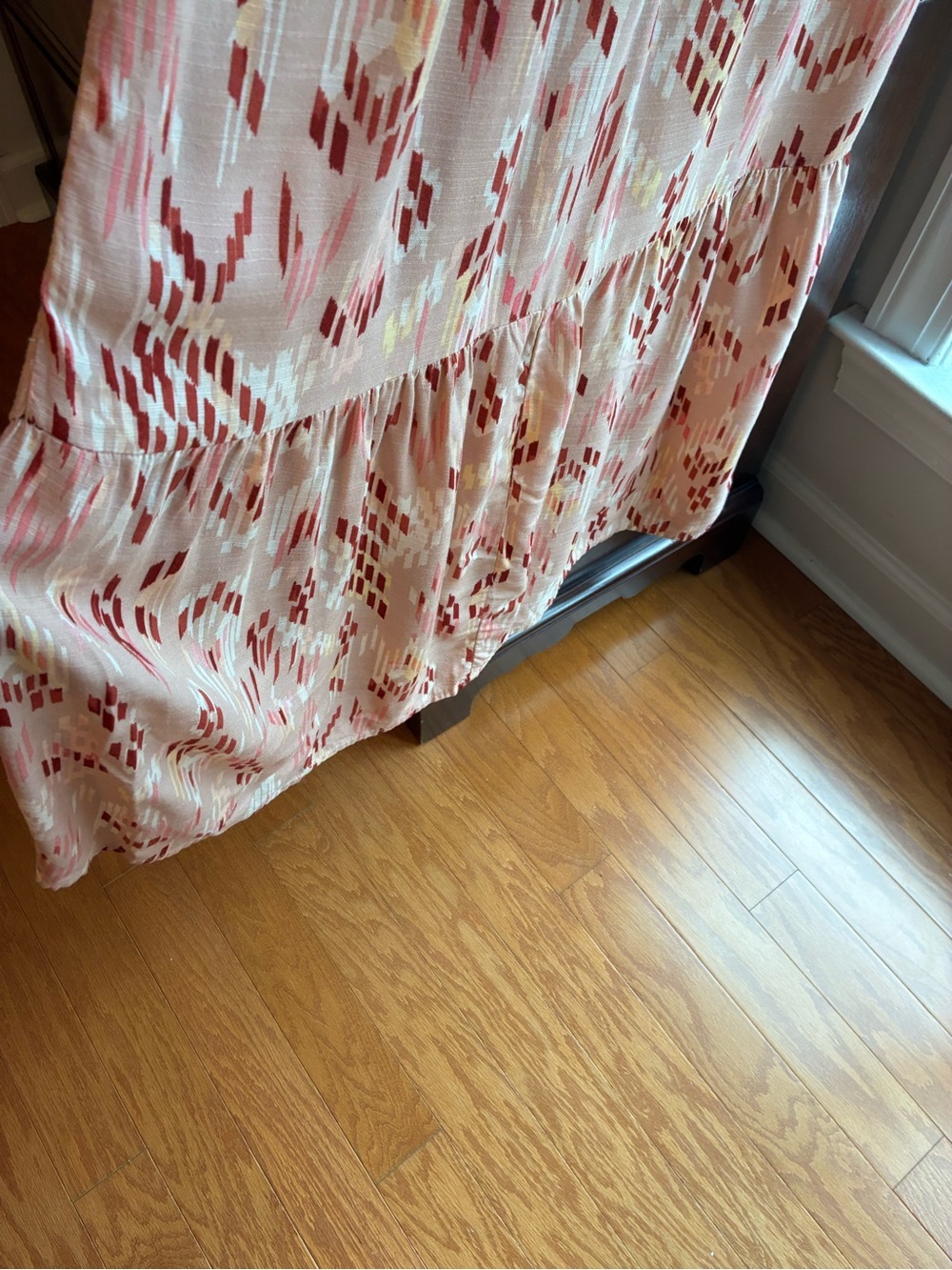 Knox Rose Pink Ikat Boho Midi Dress | Size Small - Picture 7 of 9